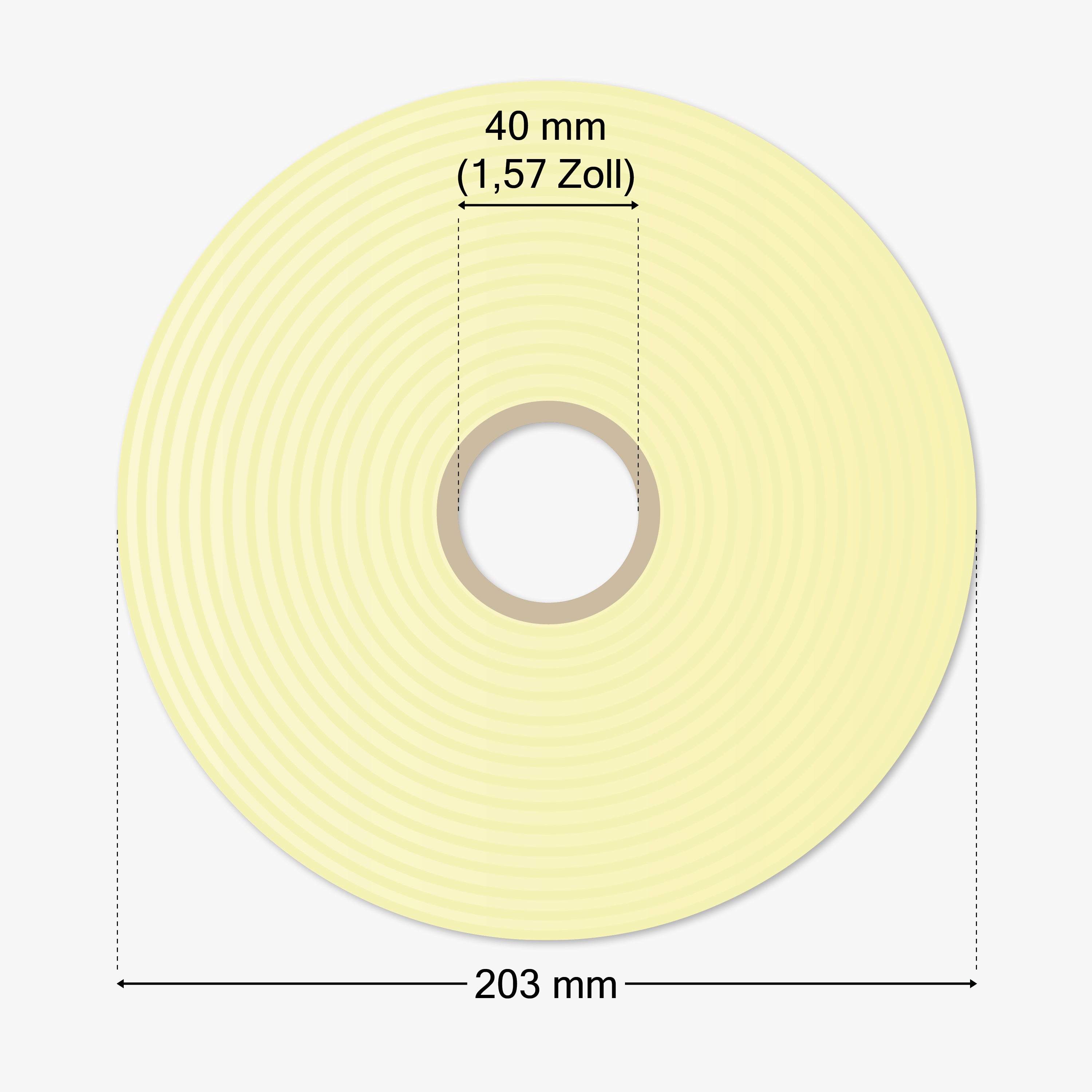 Thermo-Eco-Etiketten, Thermopapier, 101,6 x 152,4 mm, 1,57 Zoll Kern, permanent haftend, weiß, 1.500 Etiketten pro Rolle