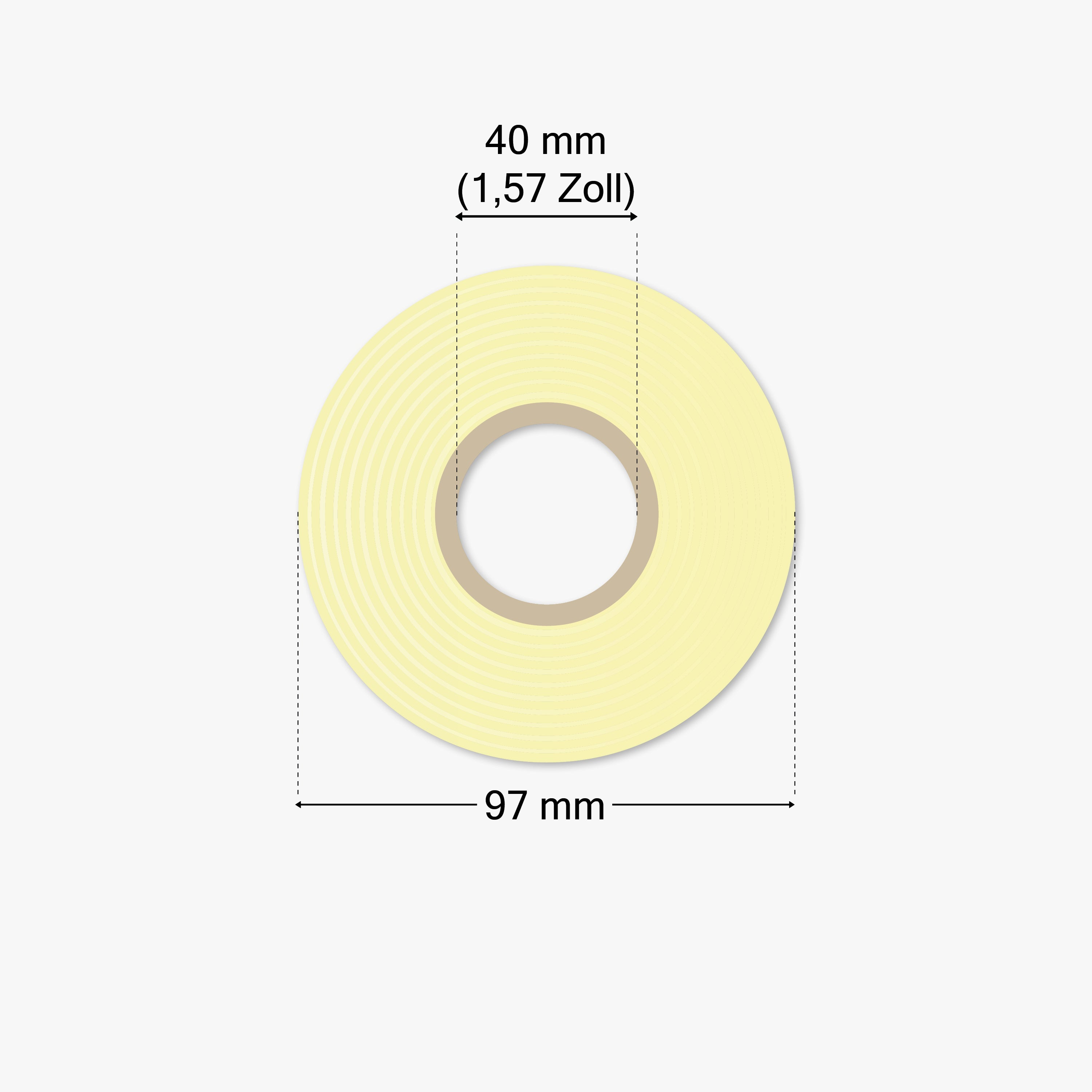 Thermo-Eco-Etiketten, Thermopapier, 105 x 148 mm, 1,57 Zoll Kern, permanent haftend, weiß, 275 Etiketten pro Rolle