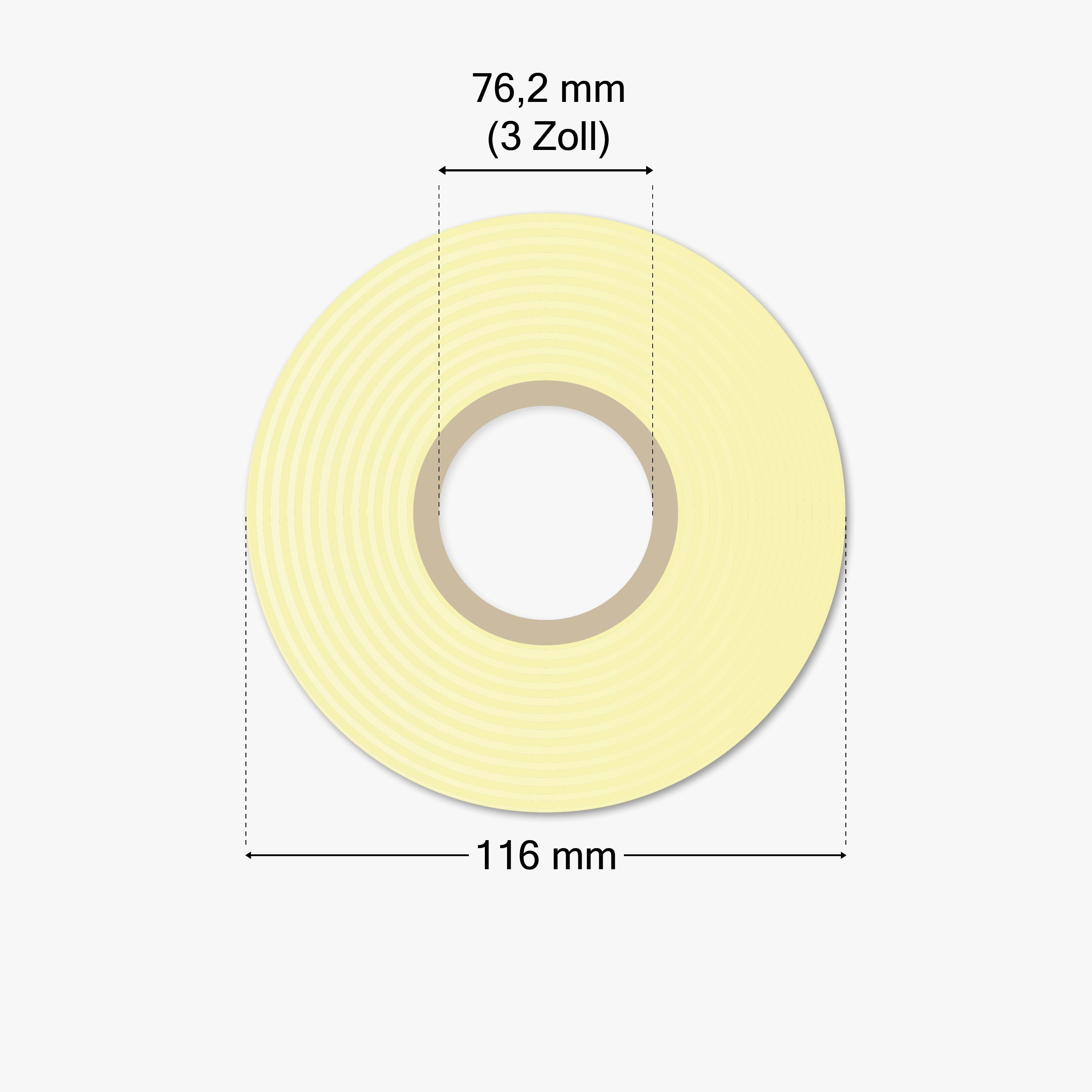 Thermo-Eco-Etiketten, Thermopapier, 100 x 70 mm, 3 Zoll Kern, permanent haftend, weiß, 500 Etiketten pro Rolle