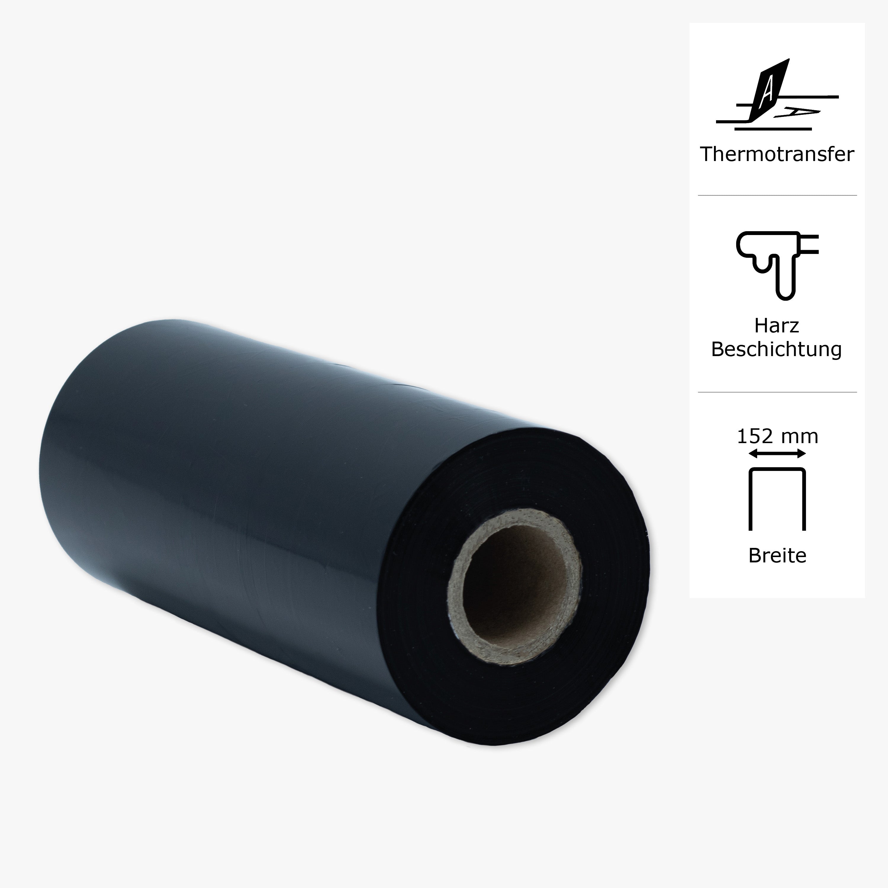 Harz Farbband, 152 mm breit x 300 m Länge