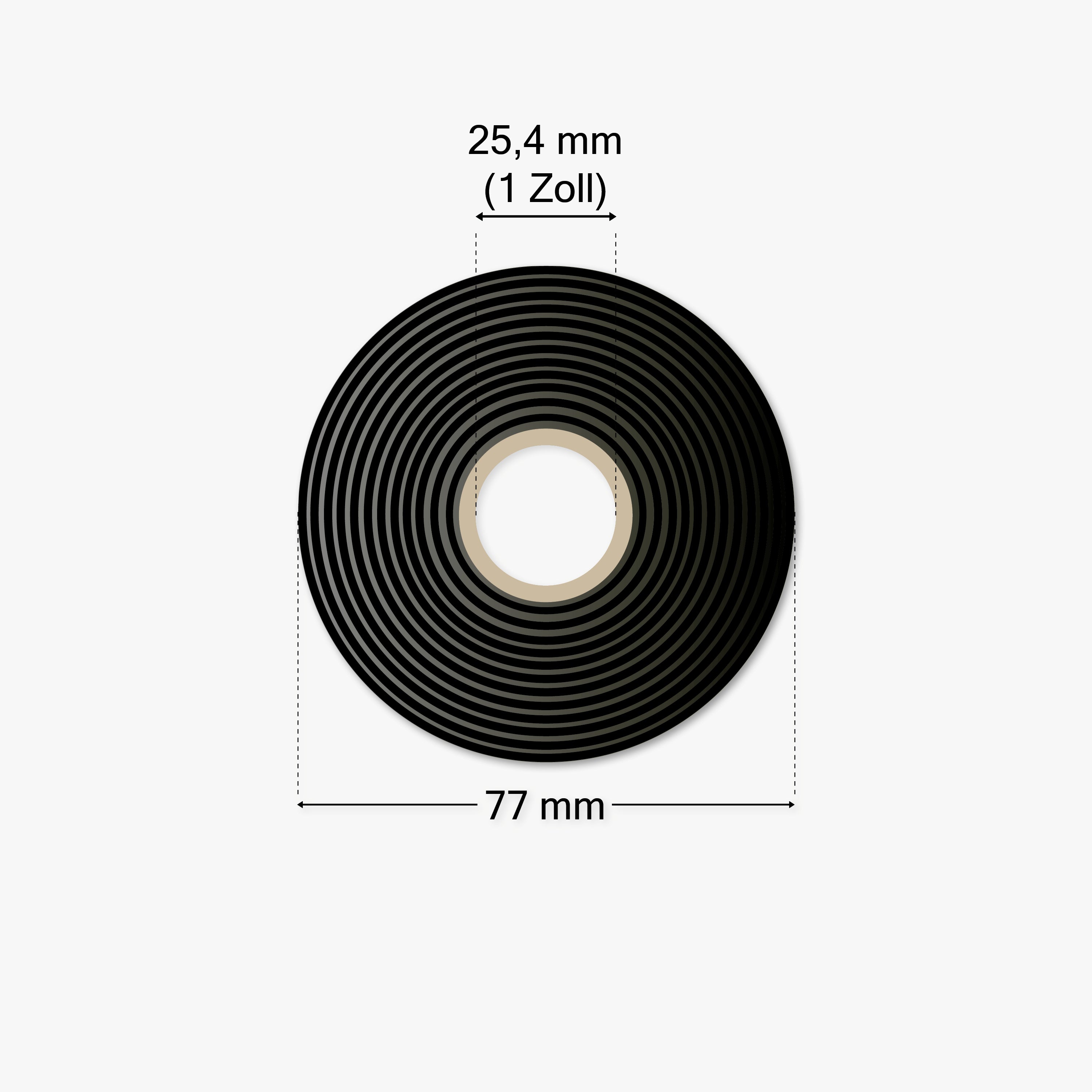 Wachs Farbband, 154 mm breit x 450 m Länge