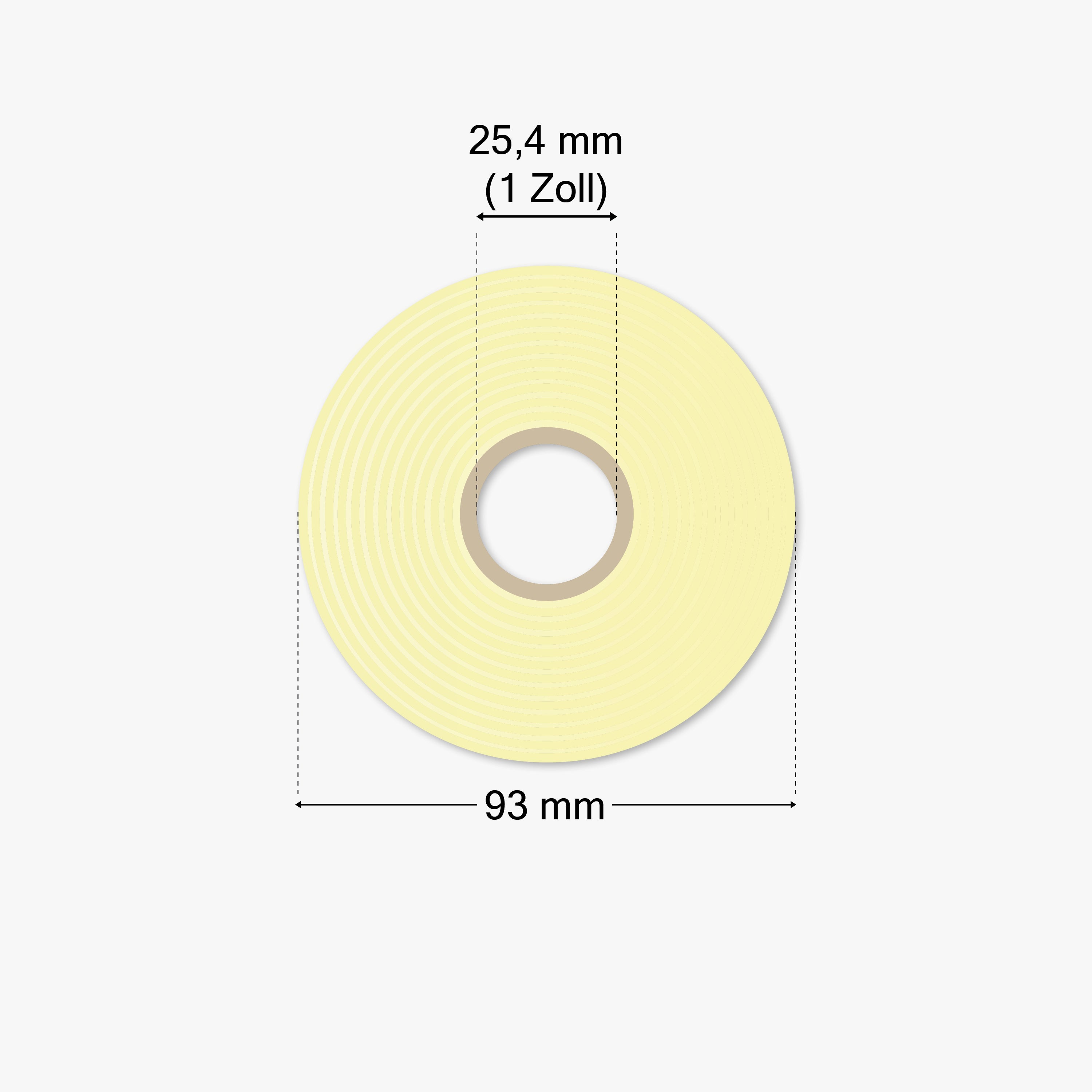 Thermo-Eco-Etiketten, Thermopapier, 105 x 174,8 mm, 1 Zoll Kern, permanent haftend, weiß, 250 Etiketten pro Rolle