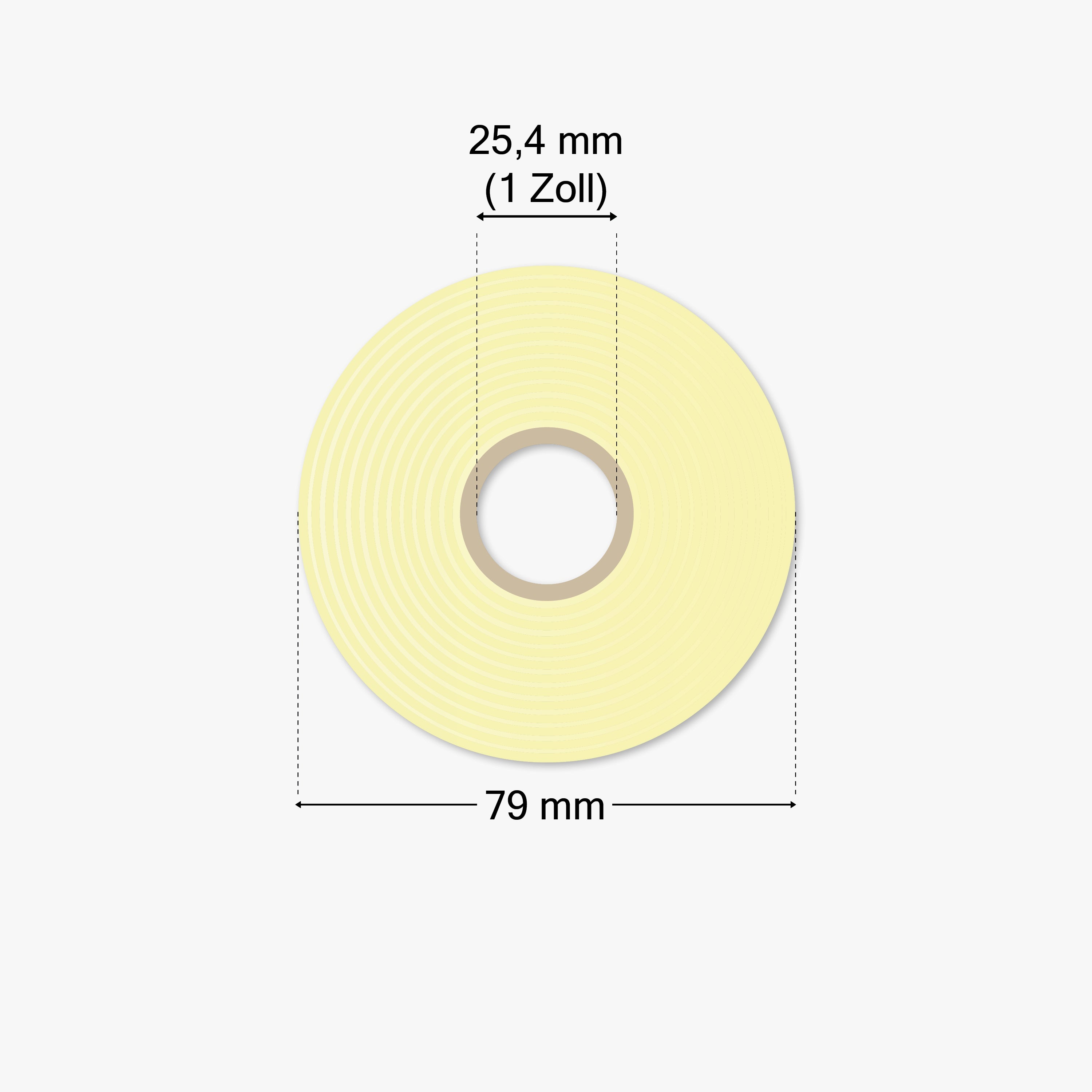 Thermo-Eco-Etiketten, Thermopapier, 104 x 150 mm, 1 Zoll Kern, permanent haftend, weiß, 200 Etiketten pro Rolle