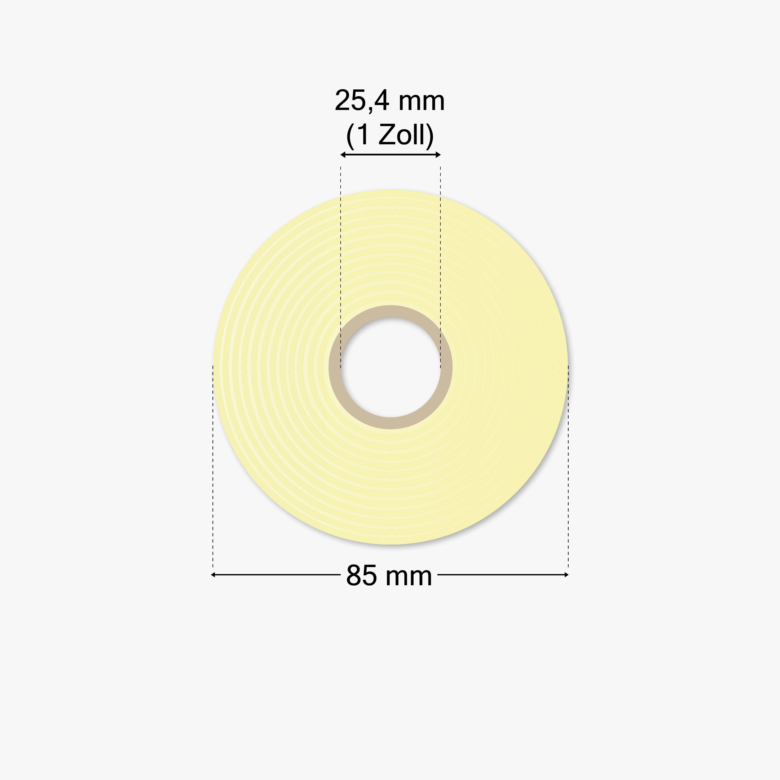 Thermo-Eco-Etiketten, Thermopapier, 100 x 70 mm, 1 Zoll Kern, permanent haftend, weiß, 500 Etiketten pro Rolle