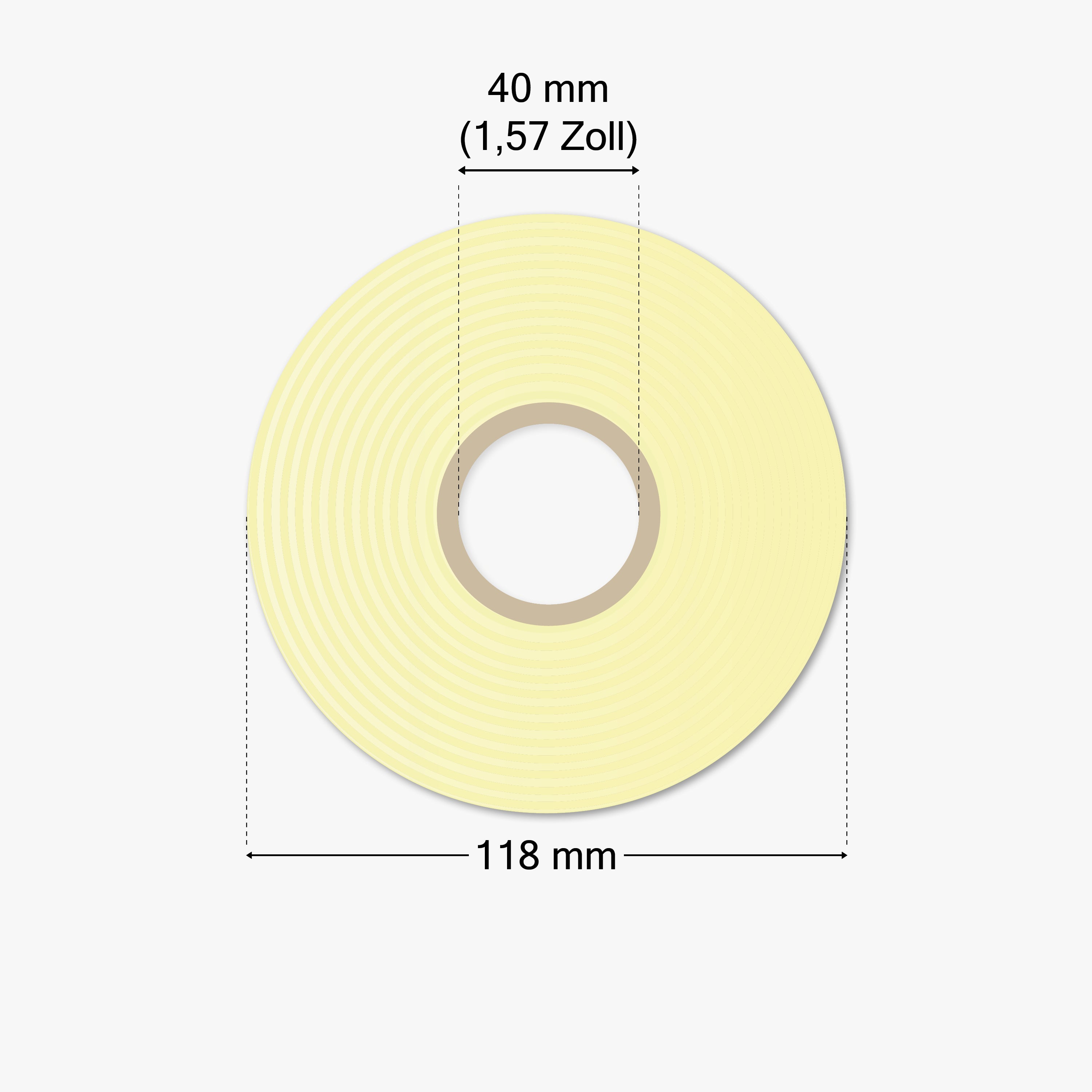 Thermo-Eco-Etiketten, Thermopapier, 104 x 150 mm, 1,57 Zoll Kern, permanent haftend, weiß, 450 Etiketten pro Rolle