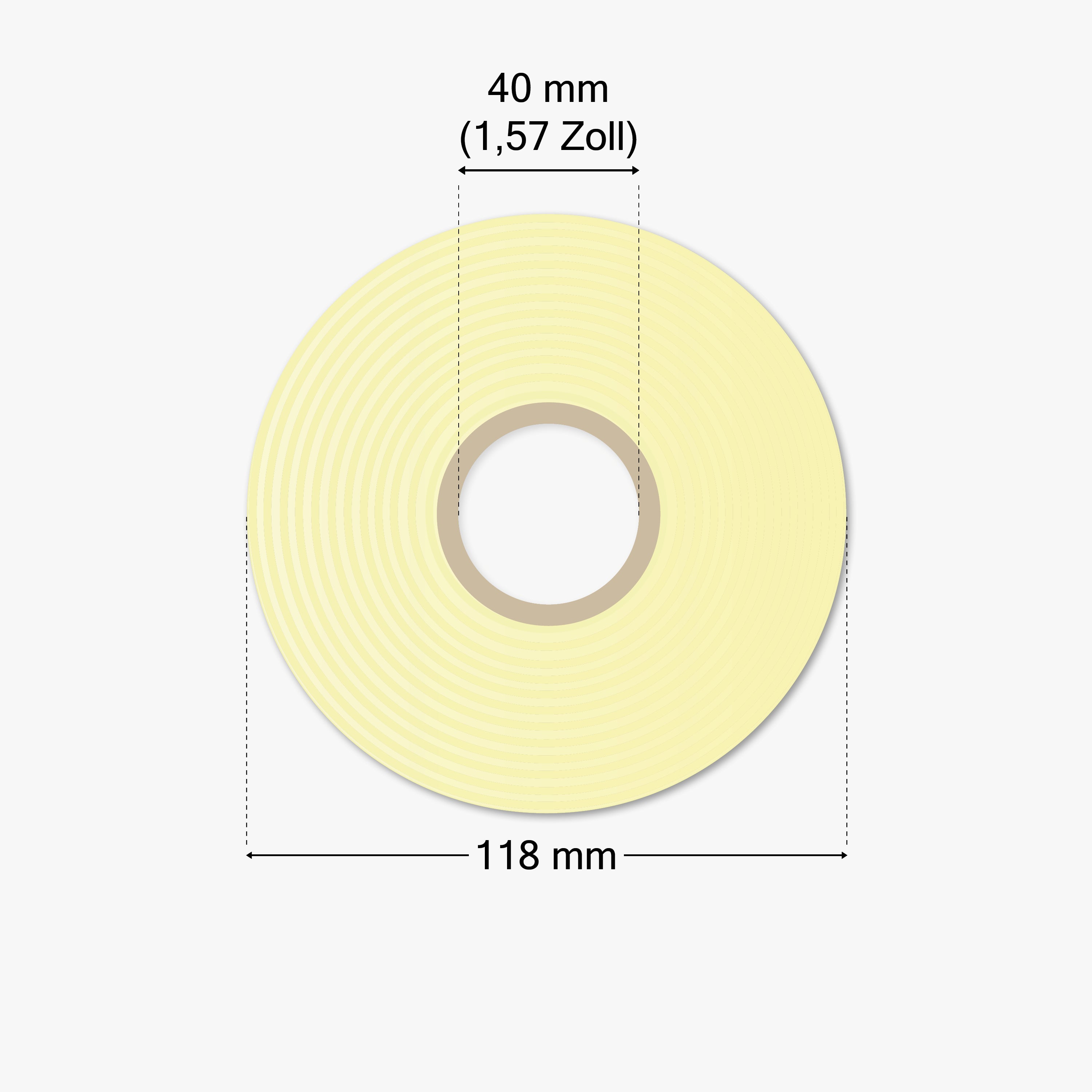 Thermo-Eco-Etiketten, Thermopapier, 104 x 150 mm, 1,57 Zoll Kern, permanent haftend, weiß, 450 Etiketten pro Rolle