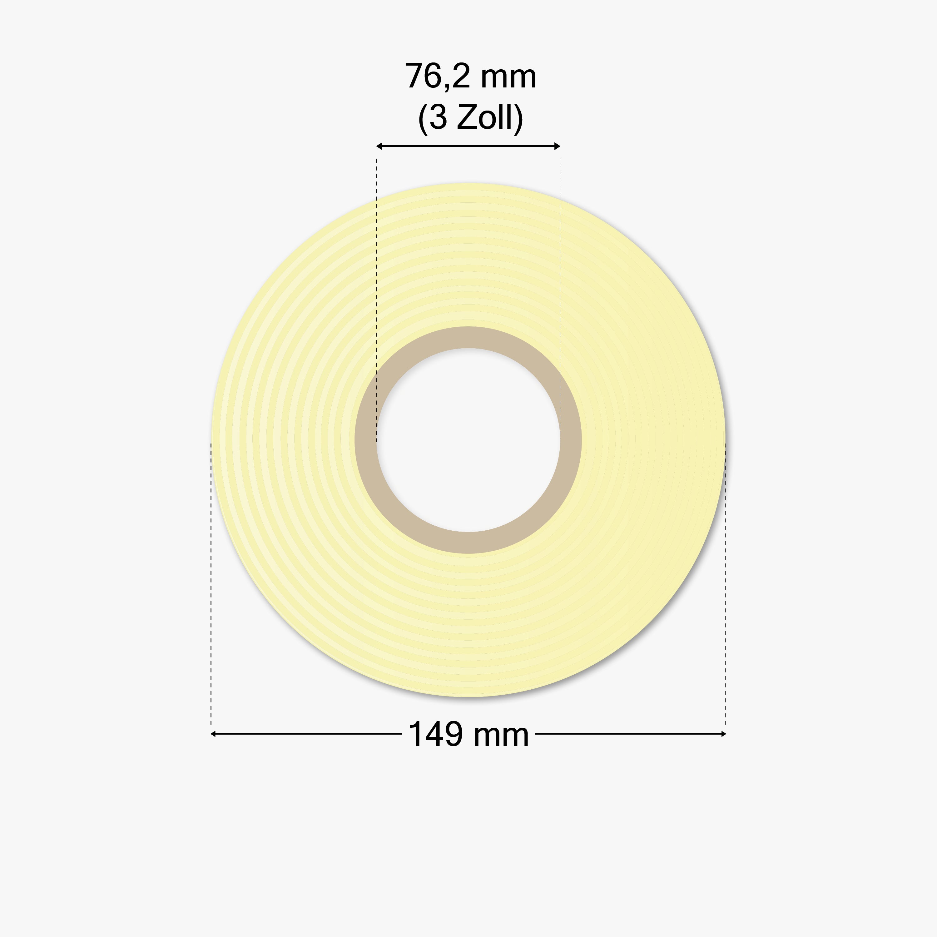 Thermo-Eco-Etiketten, Thermopapier, 101,6 x 209,725 mm, 3 Zoll Kern, permanent haftend, weiß, 420 Etiketten pro Rolle