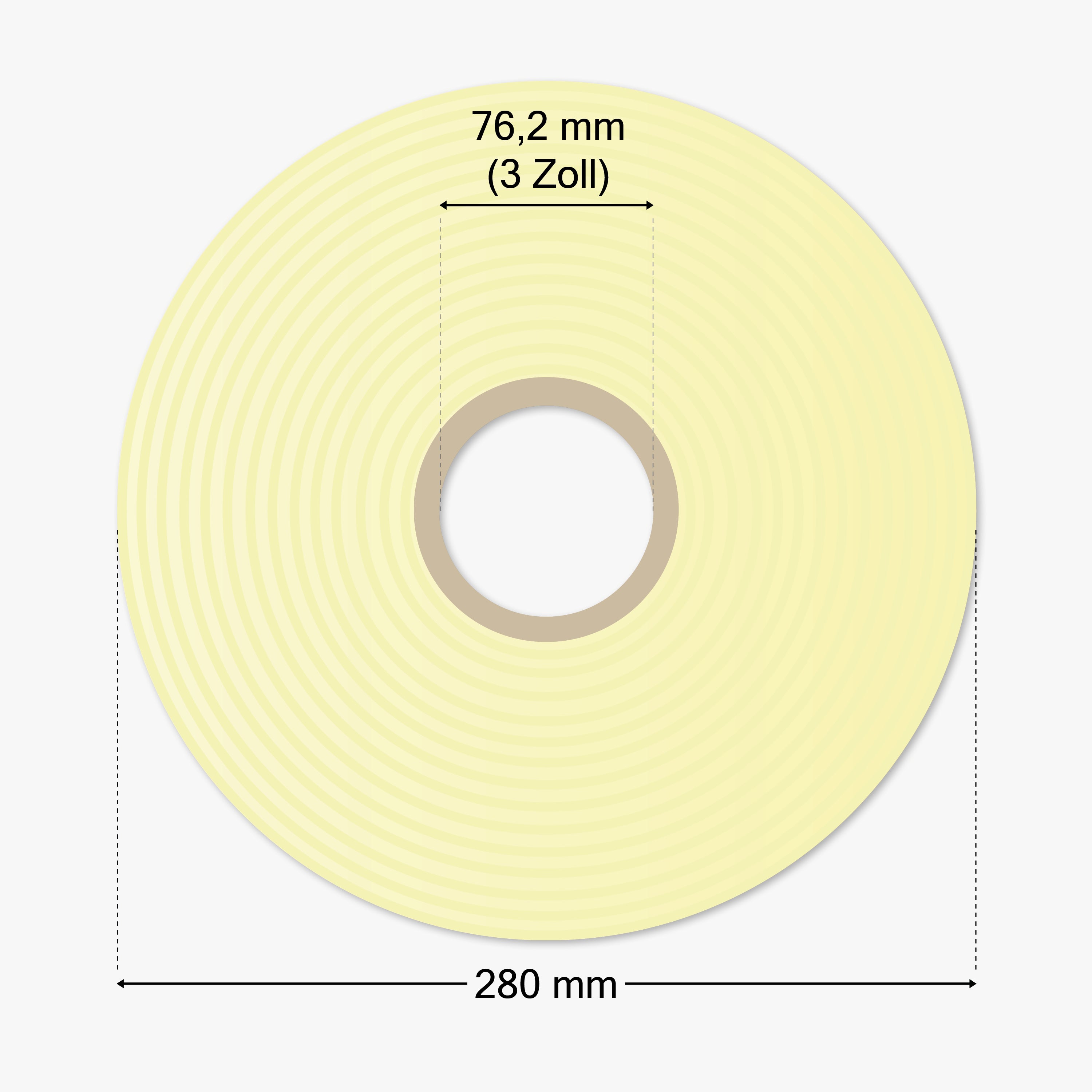 Thermo-Eco-Etiketten, Thermopapier, 101,6 x 152,4 mm, 3 Zoll Kern, permanent haftend, weiß, 2.750 Etiketten pro Rolle