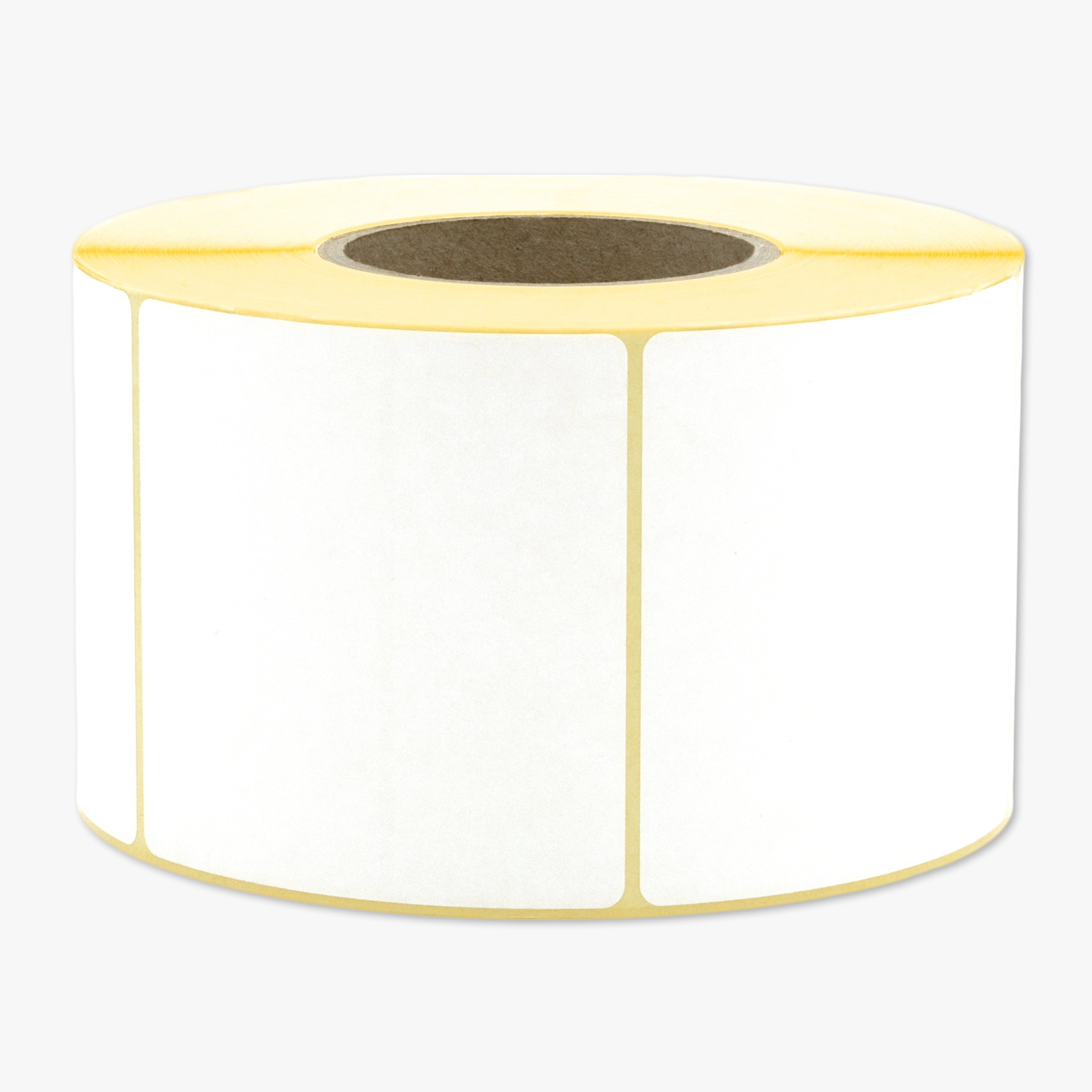 Thermotransfer-Etiketten, Papier, 102 x 99 mm, 3 Zoll Kern, permanent haftend, weiß, 1.476 Etiketten pro Rolle