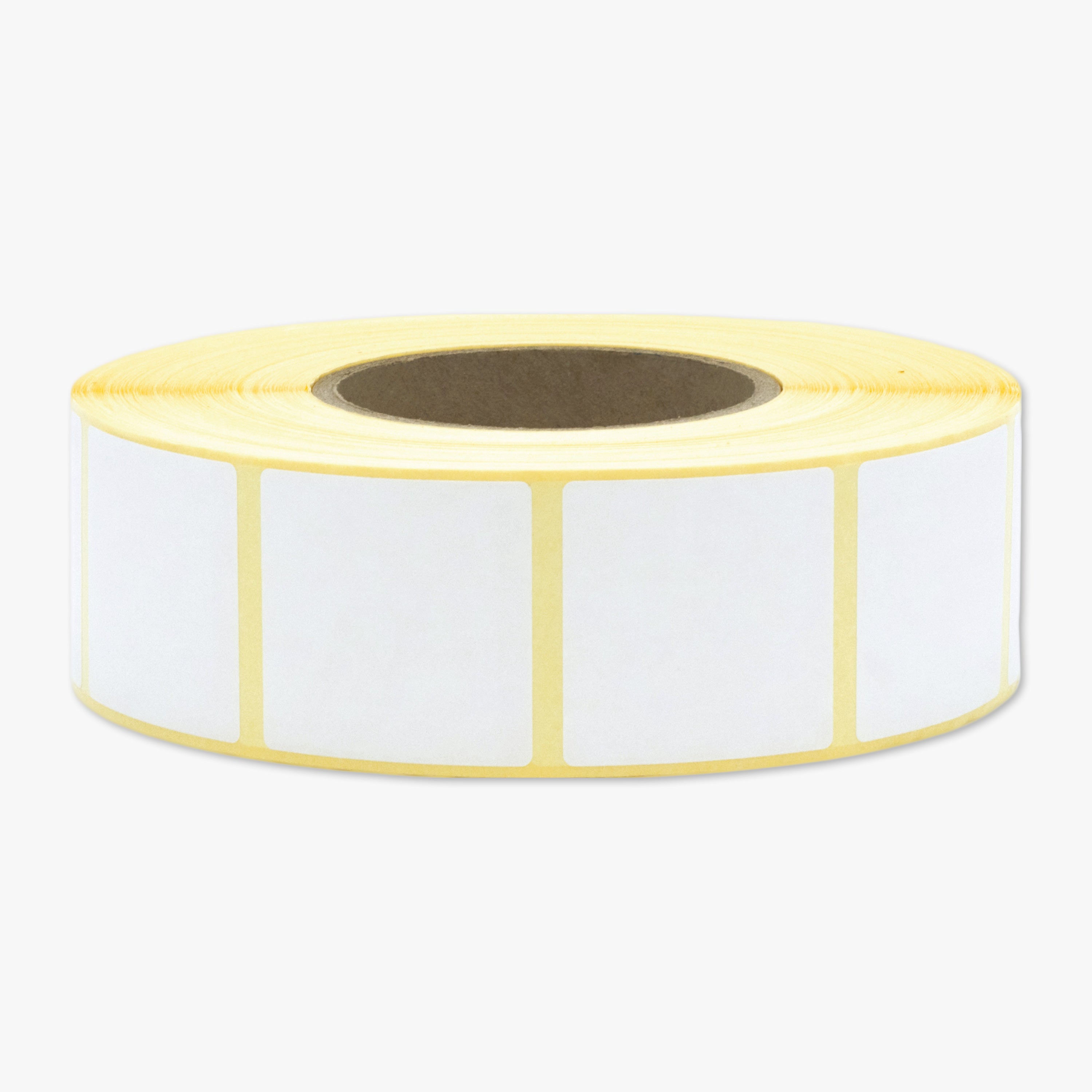 Thermotransfer-Etiketten, Papier, 50 x 50 mm, 3 Zoll Kern, permanent haftend, weiß, 2.820 Etiketten pro Rolle